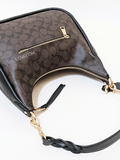 Coach C9189 Jules Hobo In Signature Canvas Brown Black
