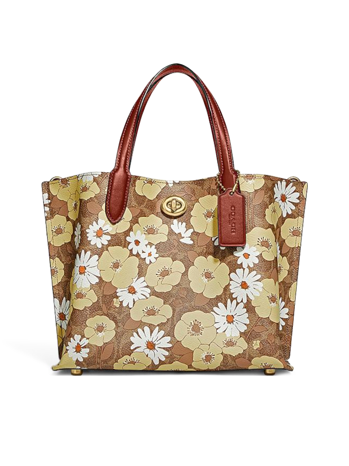    Coach-C9721-Willow-Tote-24-In-Signature-Canvas-With-Floral-Print-Balilene-depan