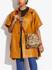 Coach Willow Bucket Bag In Signature Canvas With Floral Print Tan Rust Multi