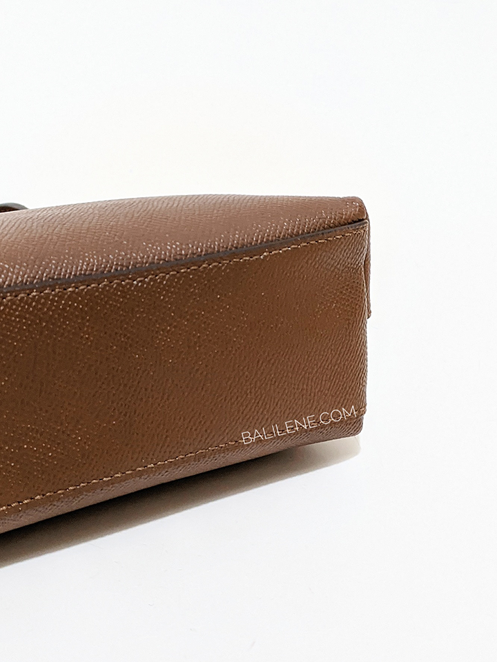 Coach Mini Gallery Crossbody Dark Saddle