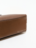 Coach Mini Gallery Crossbody Dark Saddle