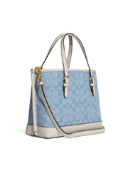 Coach-CA142-Mollie-Tote-25-In-Signature-Chambray-Light-Denim-Chalk-Balilene-belakang