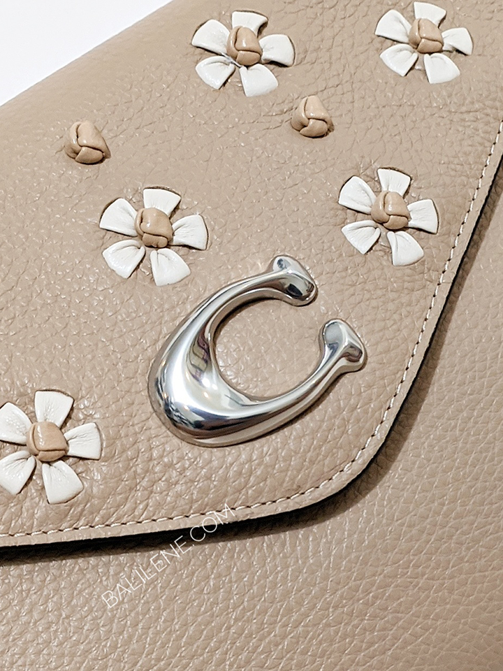       Coach-CA146-Tammie-Shoulder-Bag-With-Floral-Whipstitch-Taupe-Multi-Balilene-detail-hardware