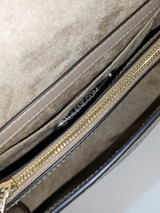 Coach CA427 Kleo Top Handle In Blocked Signature Canvas Light Khaki Chalk Multi