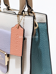 Coach CA620 Mini Pepper Crossbody In Colorblock Chalk Multi