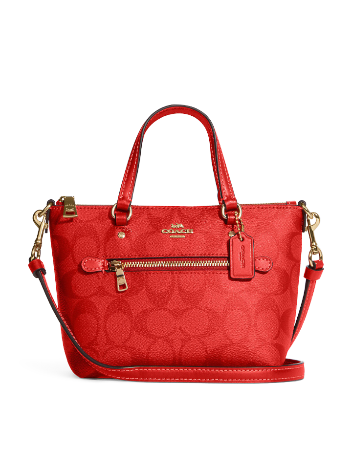 Coach prairie 2025 satchel red