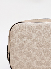 Coach Camera Bag In Signature Canvas Crossbody Sand Taupe
