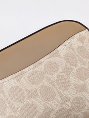 Coach Camera Bag In Signature Canvas Crossbody Sand Taupe