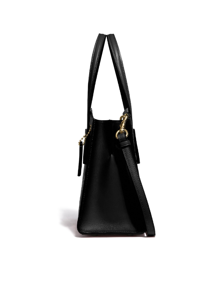 Coach Charlie Carryall 28 In Signature Leather Black – Balilene