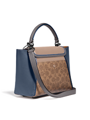 Coach-Courier-Carryall-23-In-Colorblock-Signature-Canvas-Pewter-Tan-Dark-Denim-Multi-Balilene-samping