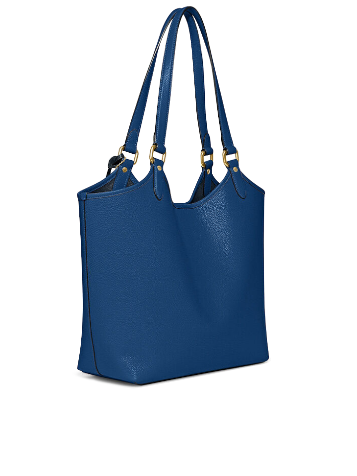 Coach Day Tote Pebble Leather True Blue – Balilene