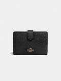 Coach F11484 Medium Corner Crossgrain Leather Black