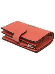 Coach F11484 Medium Corner Crossgrain Leather Coral