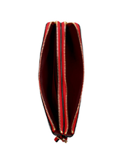 Coach F16109 Large Wristlet Double Zip 1941 Red