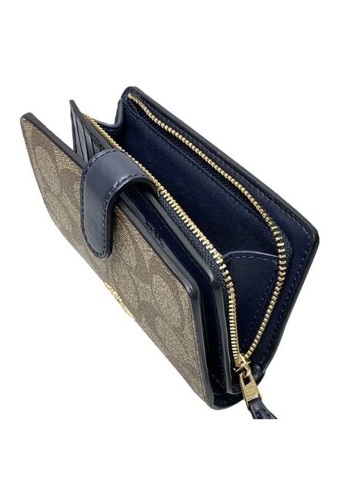 Coach F23553 Corner Medium Signature Khaki Midnight