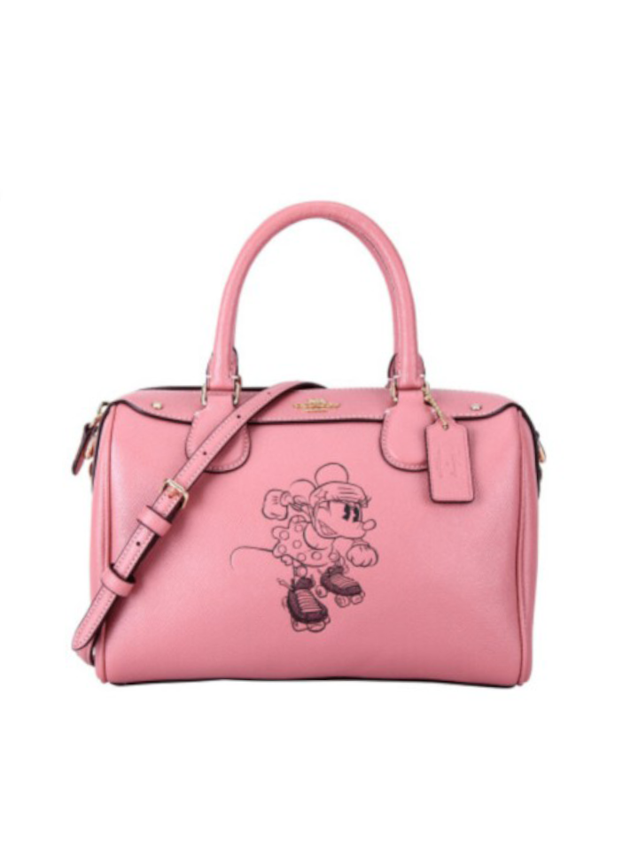 Disney Minnie Mouse Purse Danielle Nicole Crossbody 3D Cherry Blossom Pink  EUC | eBay