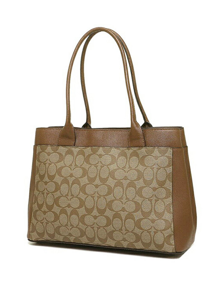 Coach F31475 Casey Tote Khaki Saddle