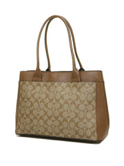 Coach F31475 Casey Tote Khaki Saddle