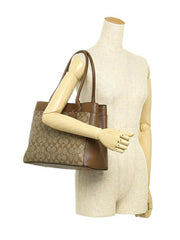 Coach F31475 Casey Tote Khaki Saddle