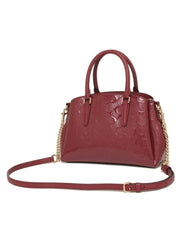 Coach F31485 Mini Sage Signature Debossed Cherry