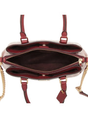 Coach F31485 Mini Sage Signature Debossed Cherry