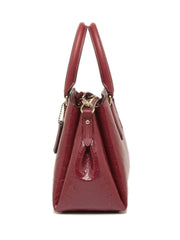 Coach F31485 Mini Sage Signature Debossed Cherry