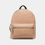 Coach F32083 Charlie Backpack Signature Desboss Beechwood