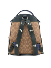    Coach-F32717-Disney-Campus-Backpack-23-In-Signature-Patchwork-Tan-Black-Multi-Balilene-belakang