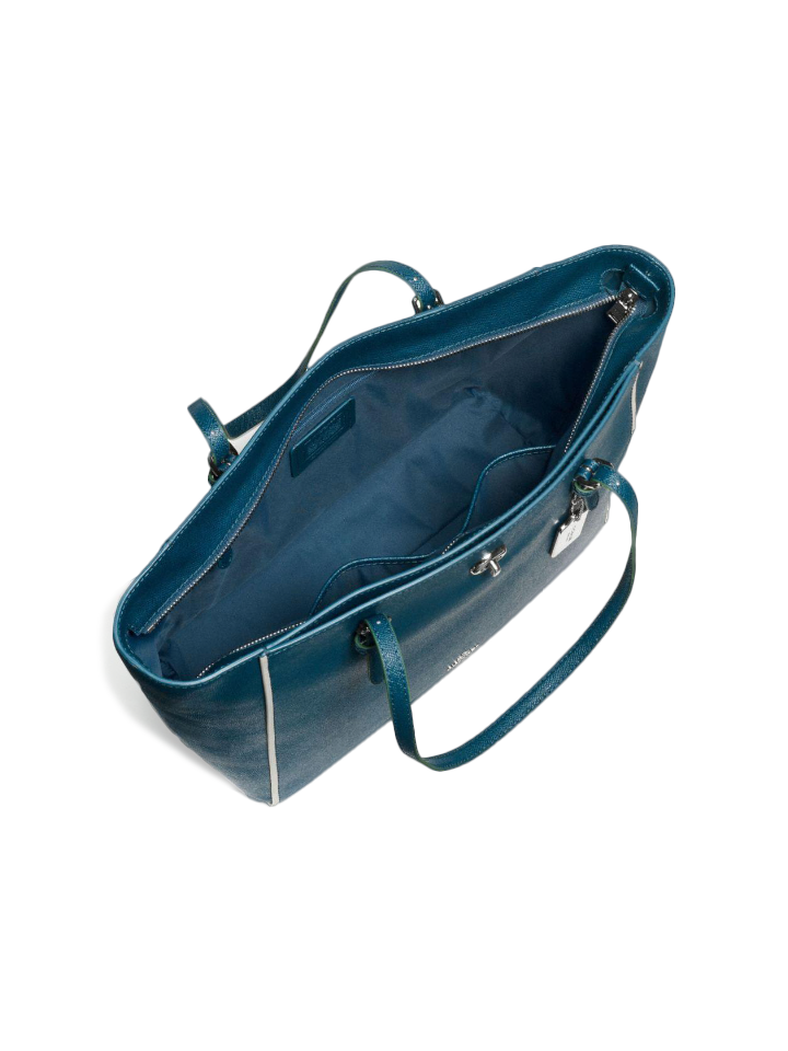    Coach-F38323-Edgestain-Turnlock-Leather-Tote-Mineral-Multi-Balilene-dalam