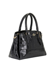 Coach F38955 Sage Crocodile Embossed Black