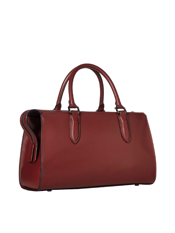 Coach F39289 Selena Gomez Crystal Embellishment Leather Wine