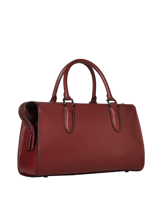 Coach F39289 Selena Gomez Crystal Embellishment Leather Wine