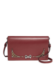 Coach F39313 Selena Hayden Foldover Crossbody Clutch With Crystal Embellishment