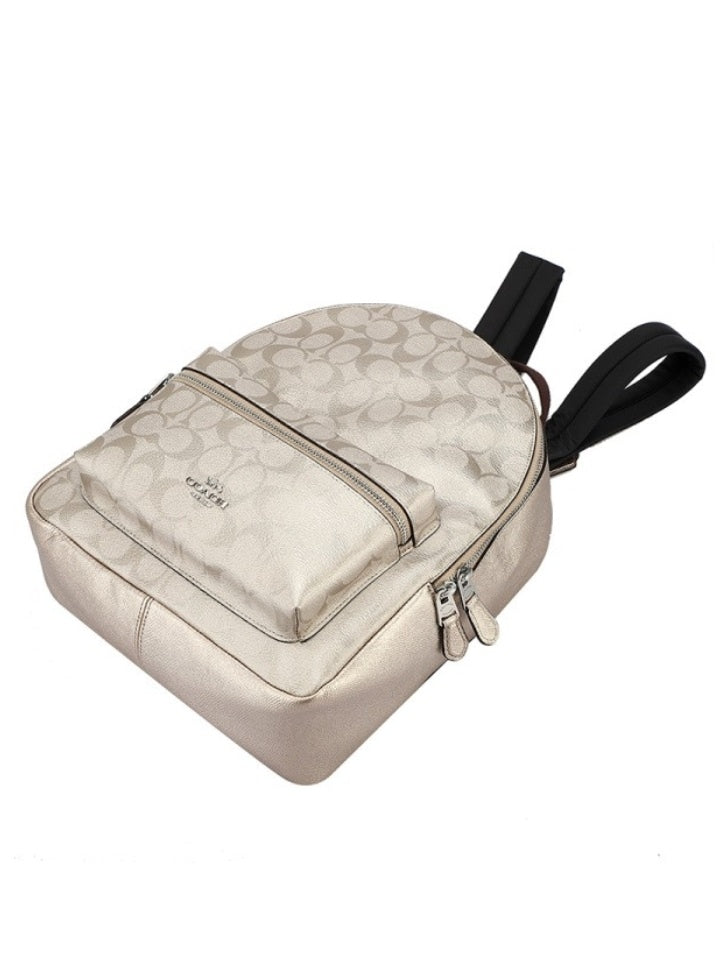 Coach F39510 Charlie Backpack Signature Platinum