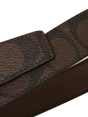Coach-F64825-Modern-Harness-Cut-To-Size-Reversible-Belt-In-Signature-Canvas-Mahogany-Brown-Balilene-detail-belt1