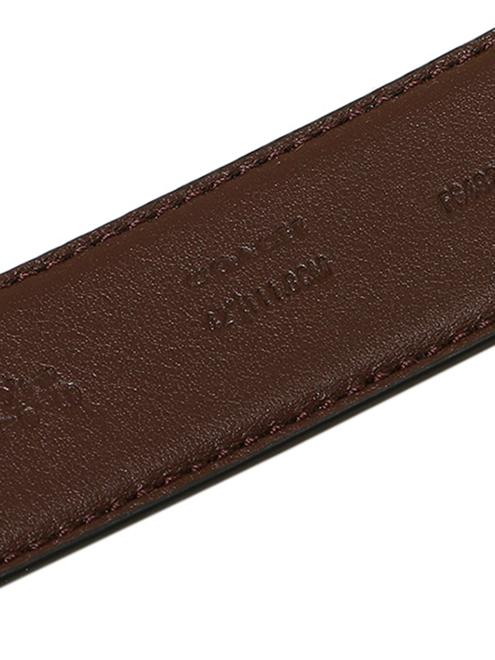 Coach F64825 Modern Harness Cut To Size Reversible Belt In Signature Canvas Mahogany/Brown