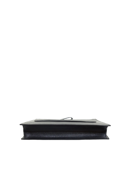 Coach F68154 Structured Pouch Crossgrain Black