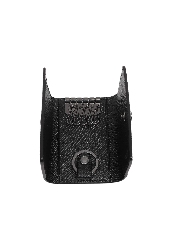 Coach-F73992-Five-Ring-Key-Case-Gunmetal-Black-Balilene-dalam