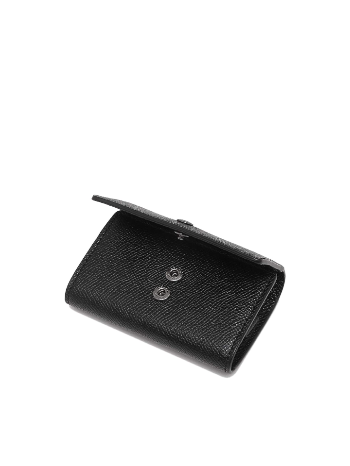 Coach-F73992-Five-Ring-Key-Case-Gunmetal-Black-Balilene-snap