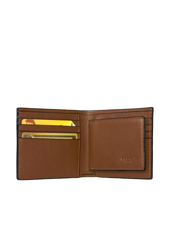    Coach-F74991-Men-3IN1-Compact-ID-Sport-Calf-Wallet-Saddle-Balilene-dalam