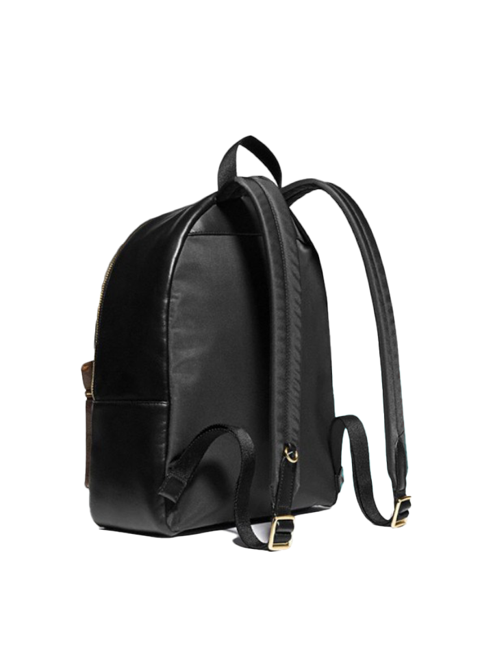 Coach F76667 Chelsea Charlie Backpack Signature Canvas Khaki Black Multi