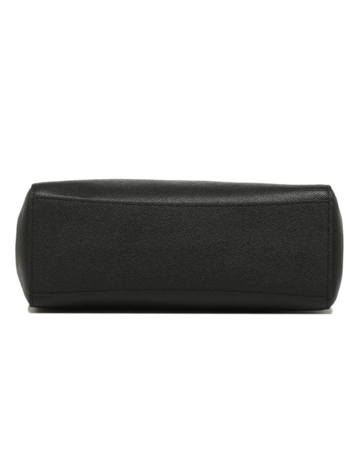 Coach F76938  Etta Carryal Crossgrain Leather Black