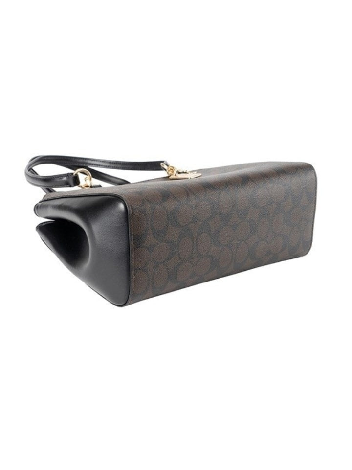 Coach F77881 Etta Signature Carryal Brown Black