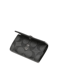 Coach-F78675-Five-Ring-Key-Case-In-Signature-Canvas-Charcoal-Balilene-penutup