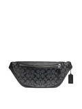 Coach-F78777-Warren-Belt-Bag-In-Signature-Canvas-Charcoal-Black-Balilene-depan