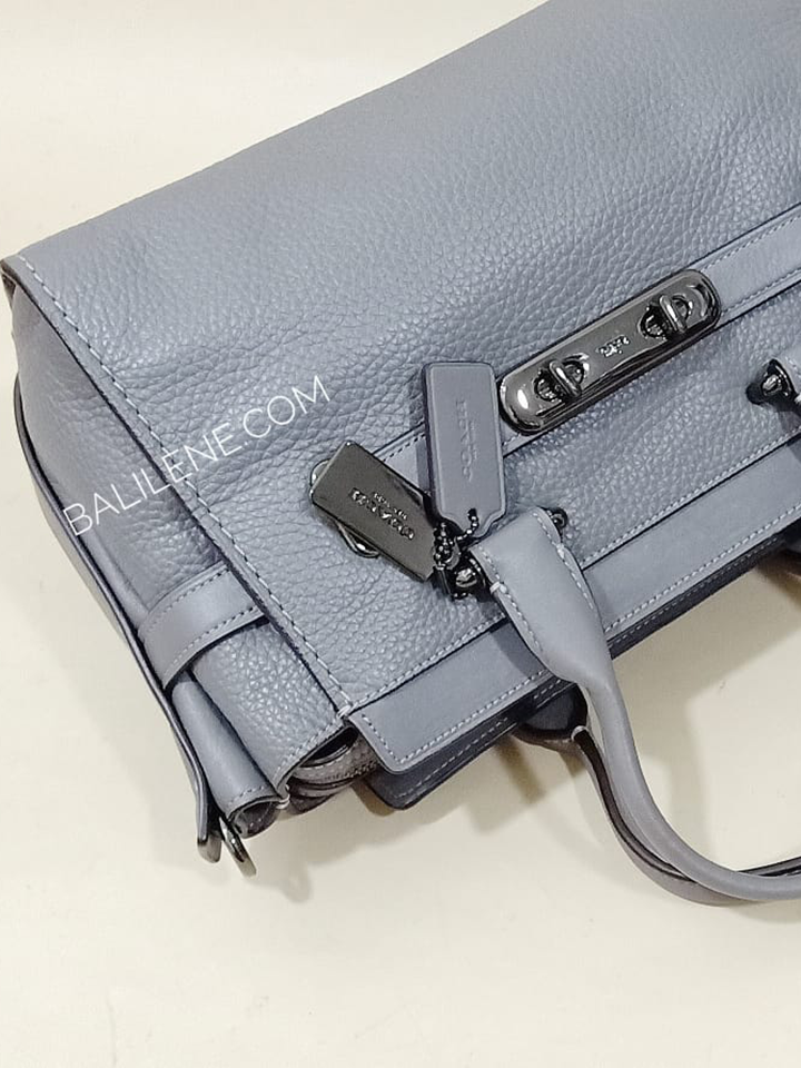 Coach F87295 Swagger 27 Leather Grey Balilene