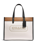 Coach Field Tote 30 In Colorblock With Coach Badge Chalk Multi