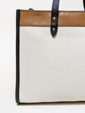 Coach Field Tote 30 In Colorblock With Coach Badge Chalk Multi