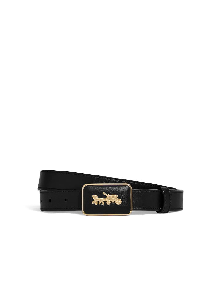 Coach-Grace-Plaque-Buckle-Belt-25-Mm-Balilene-depan