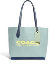 Coach-Kia-Tote-In-Colorblock-Aqua-Multi-Balilene-depan